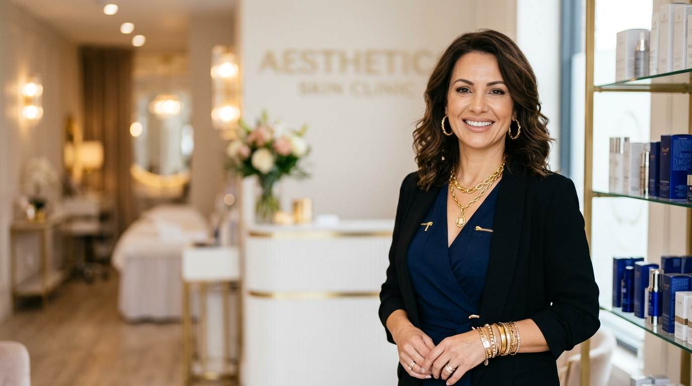 Profissional de estética utilizando o Iter Clinic